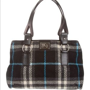 Burberry wool shoulder bag